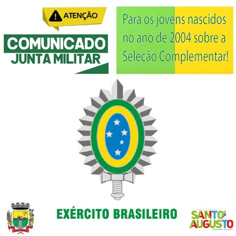 Comunicado Da Junta Militar Prefeitura Municipal De Santo Augusto