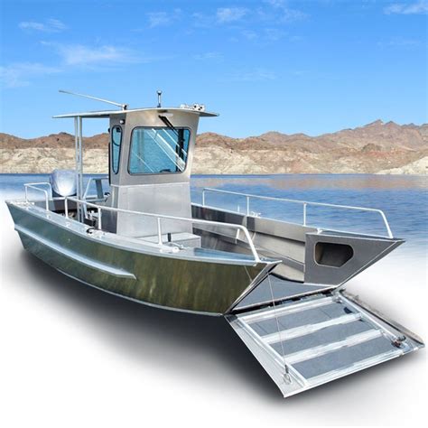 Best Price Kinocean Aluminum High Speed Landing Craft Boat With Motor