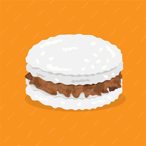 Premium Vector | Nasi burger cokot indonesia