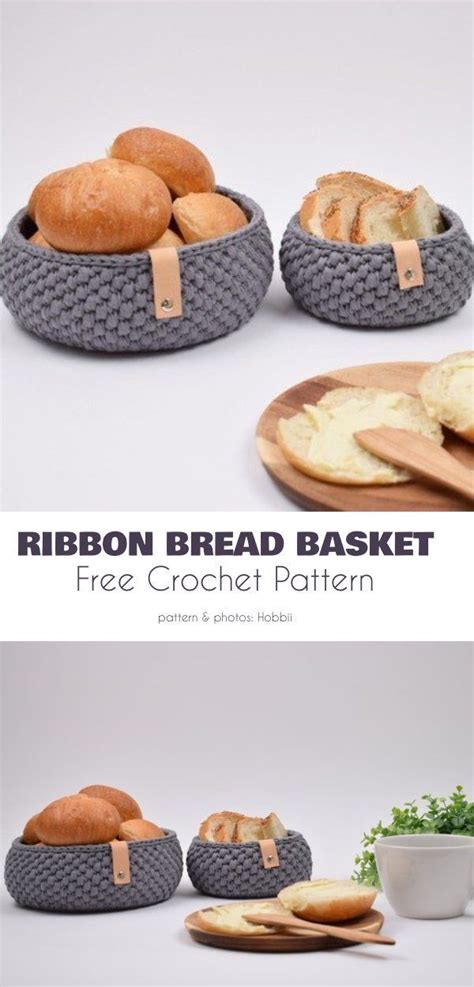 Bread Basket Free Crochet Patterns Your Crochet Bread Basket