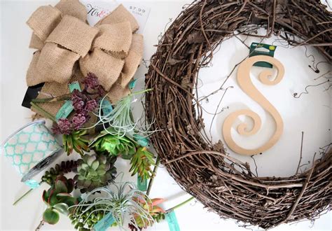 Twig Wreath Make A Spring Succulent Twig Wreath All Crafty Things