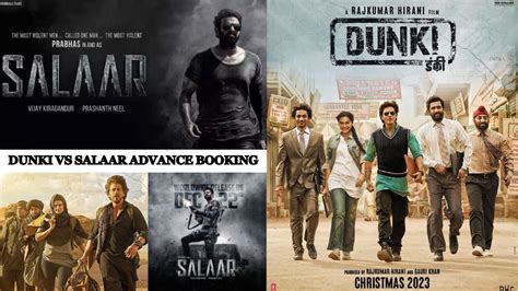 Dunki Vs Salaar Advance Booking Shah Rukh Khan And Prabhas Starrer