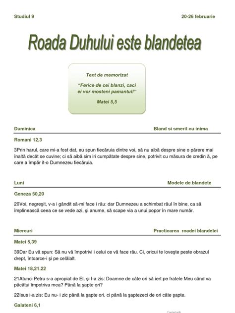 PDF Roada Duhului Este Blandetea DOKUMEN TIPS