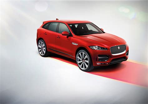 壁紙捷豹2015 Jaguar F Pace R Sport红色汽车下载照片