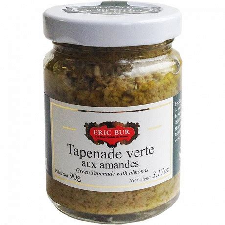 Eric Bur Tapenade Verte Aux Amandes G