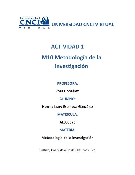 Act Metodologia Universidad Cnci Virtual Actividad M