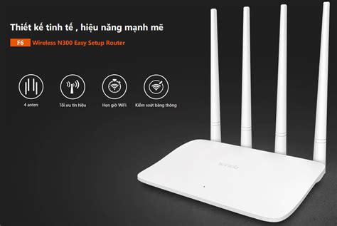 Phát Wifi Tenda F6 300mbps 4 Anten