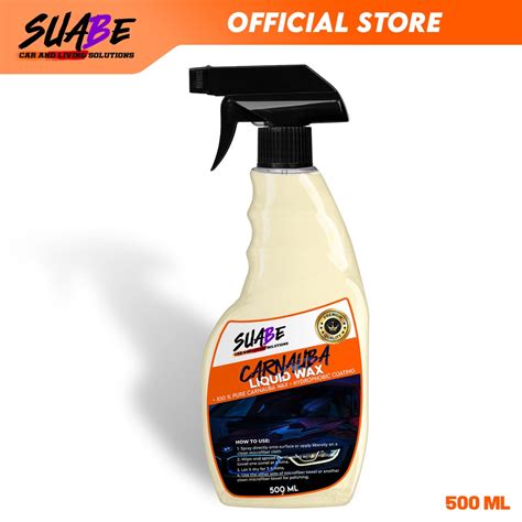 Suabe Premium Carnauba Liquid Wax With Pure Carnauba Wax 500ml Shopee Philippines