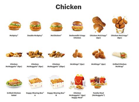 McDonalds Singapore Menu & Prices Latest 2025