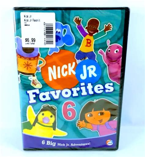 Nick Jr Favorites Vol 6 Dvd Blue S Clues Dora Explorer Brand New Sealed 68 58 Picclick Ca