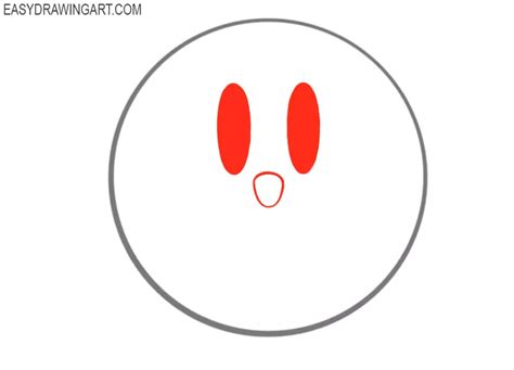 how to draw kirby easy