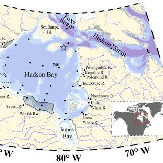 Hudson Strait Map