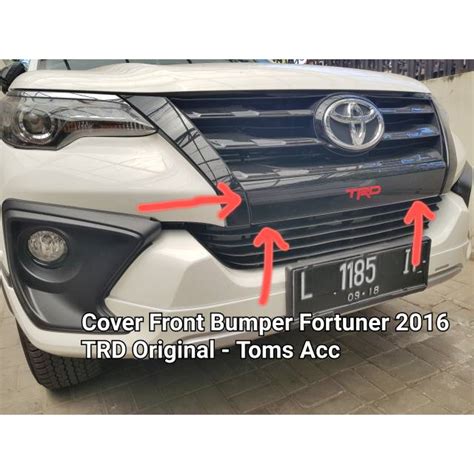 Jual Cover Bumper Depan TRD Fortuner Vrz 2016 2018 Original Front Grill