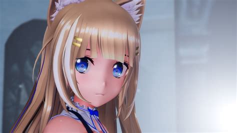 【mmd】バーチャルyoutuber吉花こころさんで「le Sserafim Easy」 Motion Dl Youtube