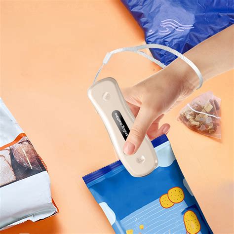 Ovzne Rechargeable Bag Sealer Mini In Bag Heat Sealer With Cutter