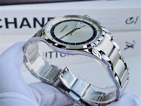 Đồng Hồ Calvin Klein Chính Hãng Nam KAM21146 Quartz Silver Dial Men s Watch