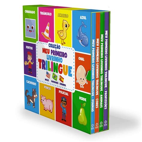 Livrinho Do Bob Good - Coleção Meu Primeiro Livrinho Trilíngue - Box com 4 Livrinhos | Amazon ...