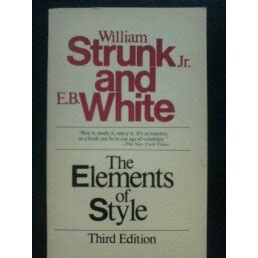 The Elements Of Style Rd Edition William Strunk Jr And E B White