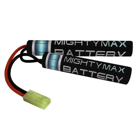 Mighty Max Battery V Mah Nimh Butterfly Replaces Src Airsoft M