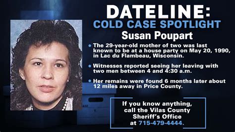 Dateline NBC on Twitter: "It’s been 32 years since 29-year-old Susan Poupart was killed in Lac ...