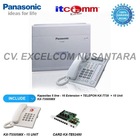 Pabx Panasonic Kx Tes Nd Kap Co Line Extension Distributor Pabx