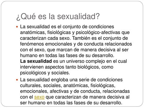 PPT Cuatro potencialidades de la sexualidad y Reproducción sexual y