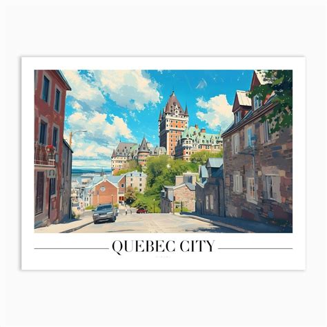 quebec city art print  art boutique fy