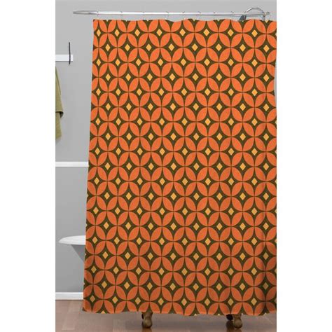 Winston Porter Pumpkin Spice Single Shower Curtain Wayfair