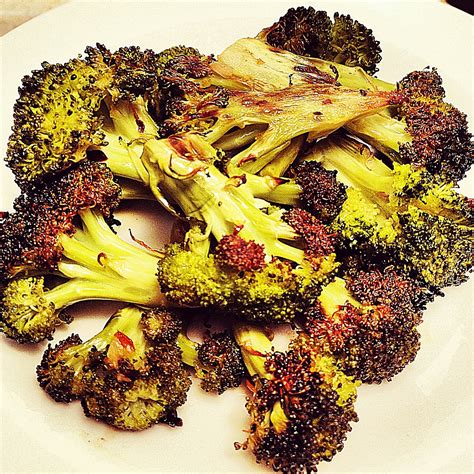 Ça C est Bon Roasted Broccoli with Garlic and Red Pepper