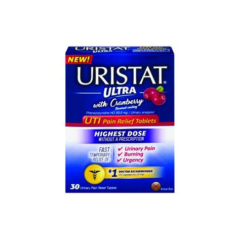 Highmark Wholecare OTC Store Uristat Ultra With Cranberry UTI Pain