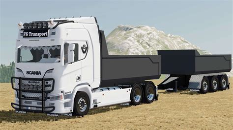 Mod Scania Tipper Truck Trailers V1 0 FS22 FarmingSimulator App