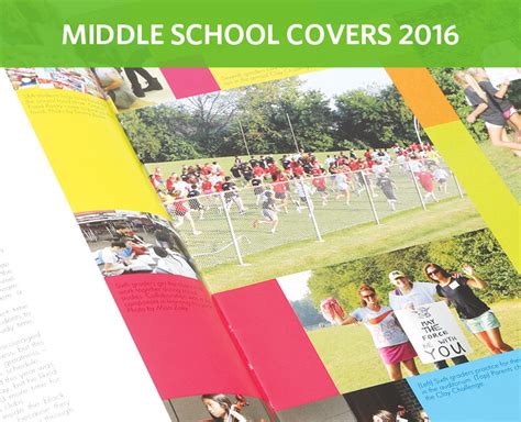 Middle school covers 2016 - Yearbook Discoveries