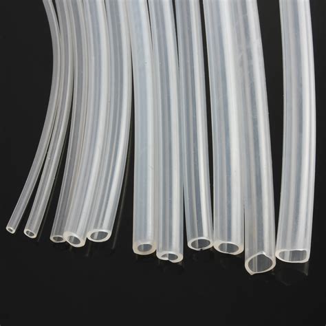 New Clear Food Translucent Food Grade Silicone Feed Tube Approved Milk