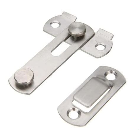 Mayitr 1set Guard Latch Bolt and 4 Screws Sliding Door Lock Handle ...