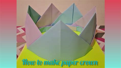 How To Make A Paper Crown 👑 Simple Paper Crown Making Crown Making Tutorial Craft Origami