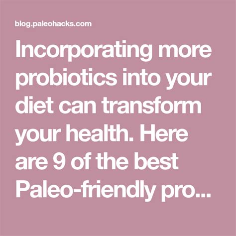 The 9 Best Probiotic Foods That Aren T Yogurt Best Probiotic Foods Probiotic Foods Best