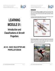 Introduction And Classifications Of Aircraft Propellers Learn Course