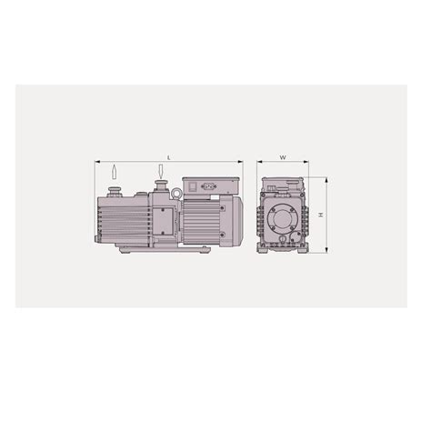 Busch Cubic Hpa Zebra Two Stage Oil Lubricated Rotary Vane