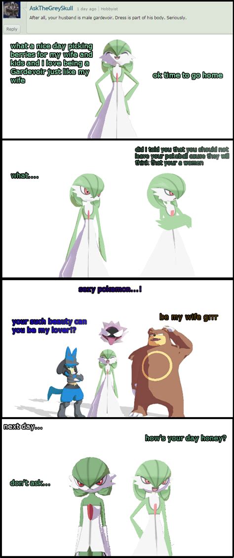 My Male Gardevoir Husband By Askbadassgardevoir On Deviantart