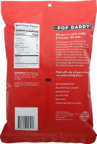 Pop Daddy Hot Daddy Hot Sauce Popcorn 5 Oz Kroger