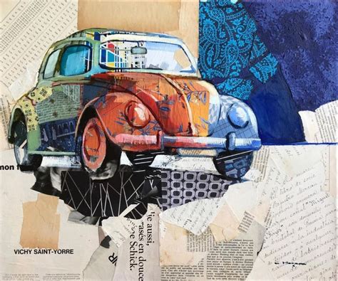 Artiste Carme Magem Prat Art Du Collage Art Page De Livre Couette