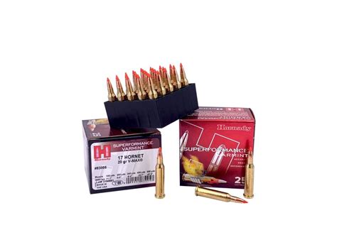 Hornady Superformance Varmint 17 Hornet V MAX 20grs 25St