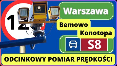 048 Odcinkowy pomiar prędkości droga ekspresowa S8 Warszawa