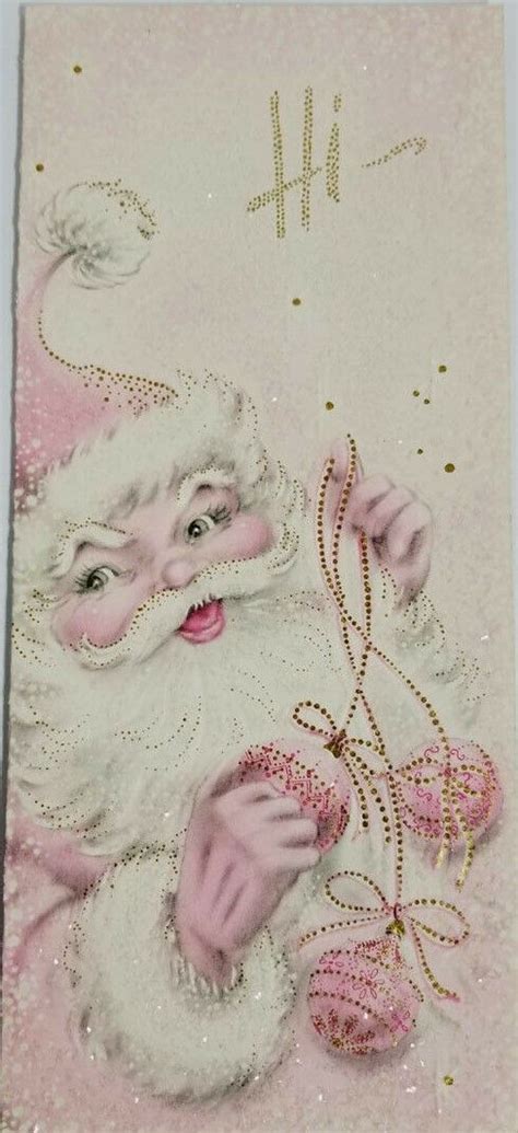 Pin By Amber Christmas On Happy Pink Xmas Vintage Christmas