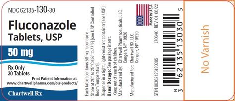 Fluconazole Package Insert Prescribing Information