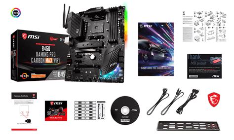 Msi B450 Gaming Pro Carbon Max Wifi Amd Am4 Ddr4 Cf M2 Usb 32