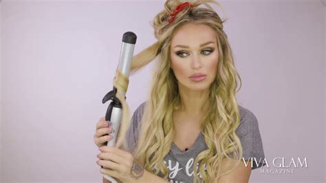 Beach Waves Hairstyle Using Beachwaver Curling Iron Youtube