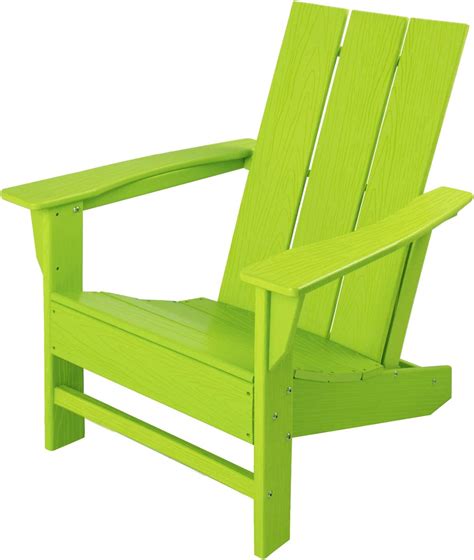 Silla Adirondack moderna HDPE silla Adirondack de gran tamaño con