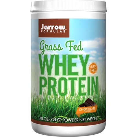 Jarrow Formulas Whey Protein Grass Fed Sports Nutrition Chocolate