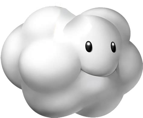 Download Lakitu Cloud Super Mario Cloud Full Size Png Image Pngkit